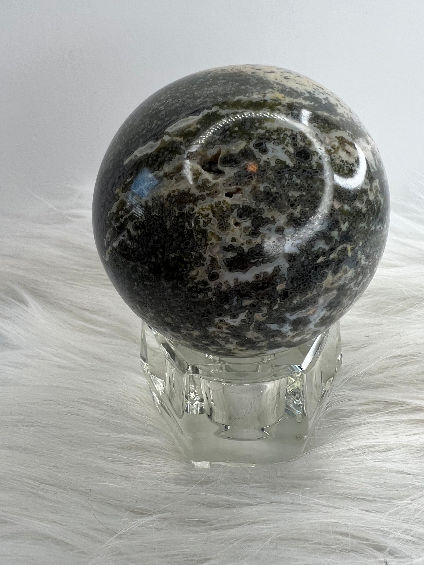 Ocean Jasper Sphere (B72)